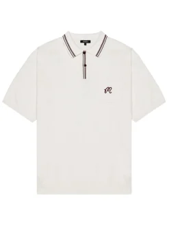 Malbon Shirts|Campania Knit Polo - Ivory