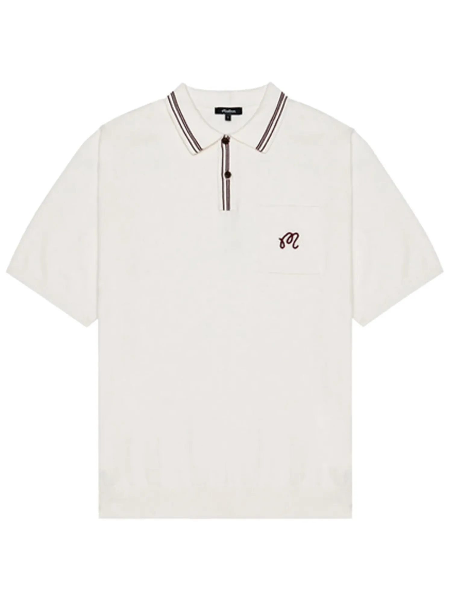 Malbon Shirts|Campania Knit Polo - Ivory