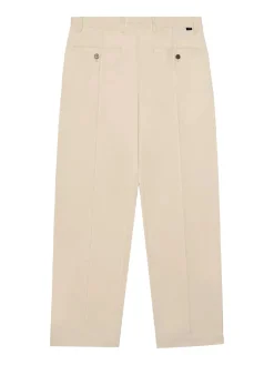 Malbon Pants|Cannes Pleated Trouser - Ivory