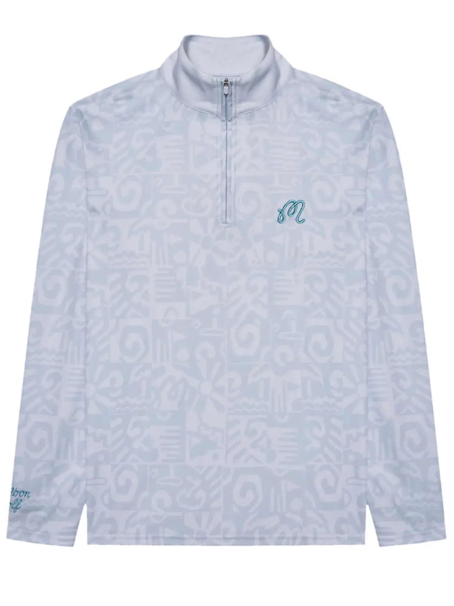 Malbon Jumpers|Capo Performance Quarter Zip - Silver