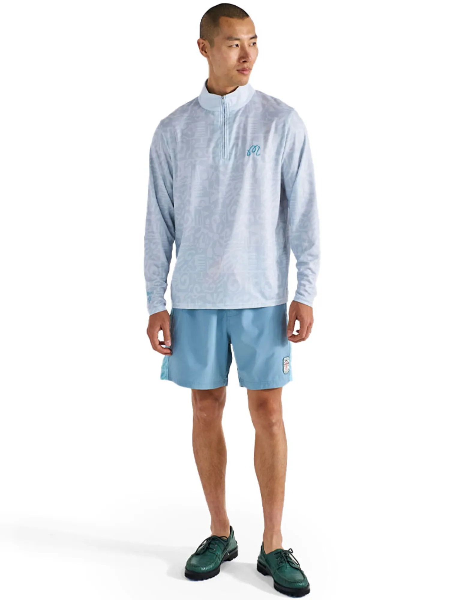 Malbon Jumpers|Capo Performance Quarter Zip - Silver