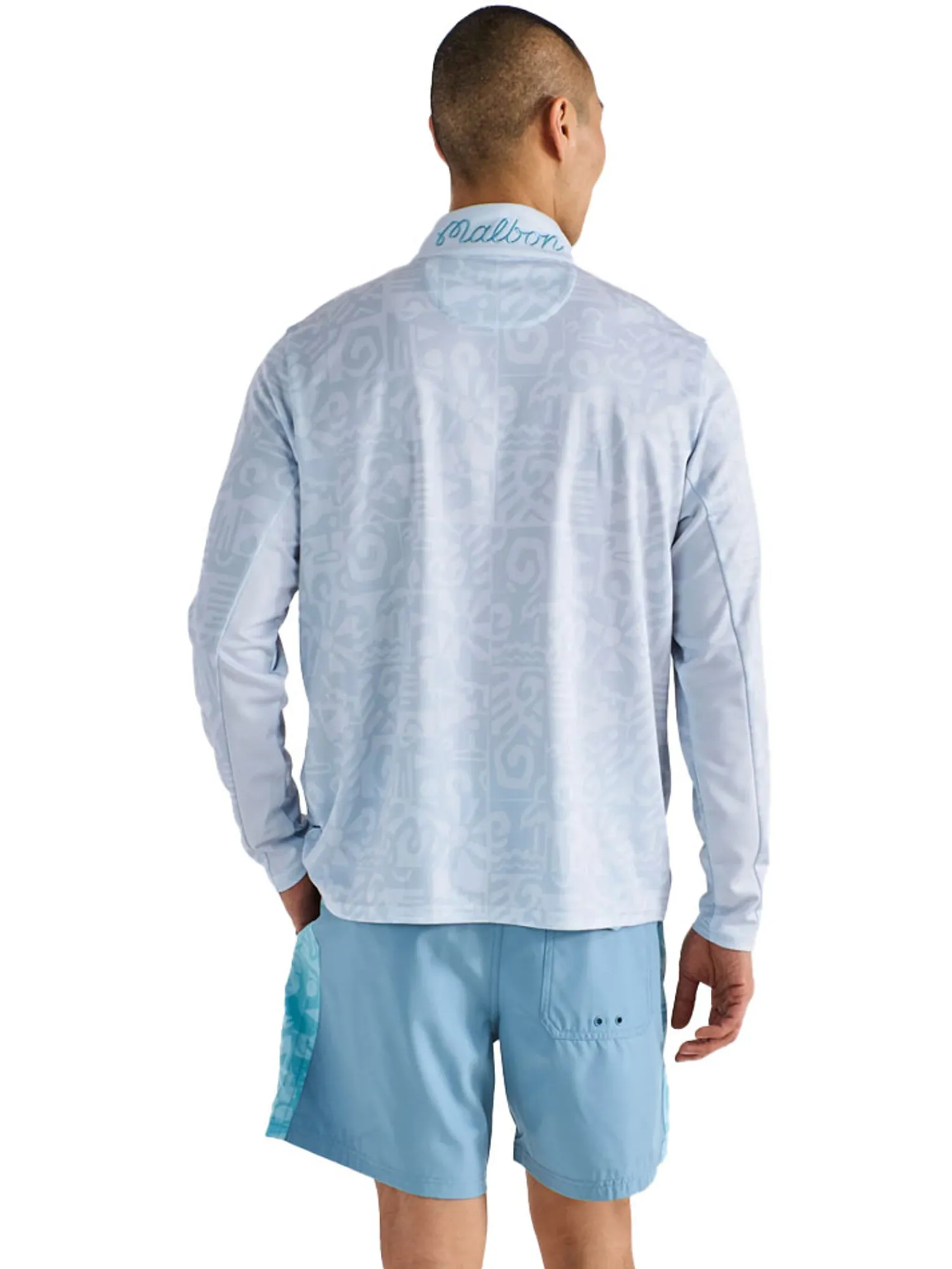 Malbon Jumpers|Capo Performance Quarter Zip - Silver