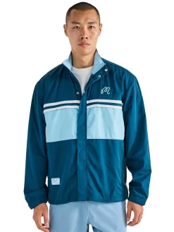 Malbon Jumpers|Wind & Rain Wear|Costanzo Windbreaker - Ocean