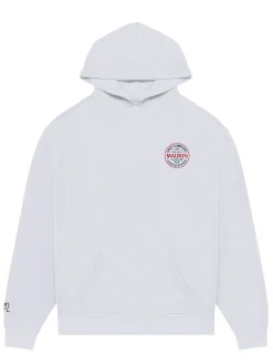 Malbon Jumpers|Eagle Buckets Hoodie - White