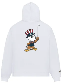 Malbon Jumpers|Eagle Buckets Hoodie - White