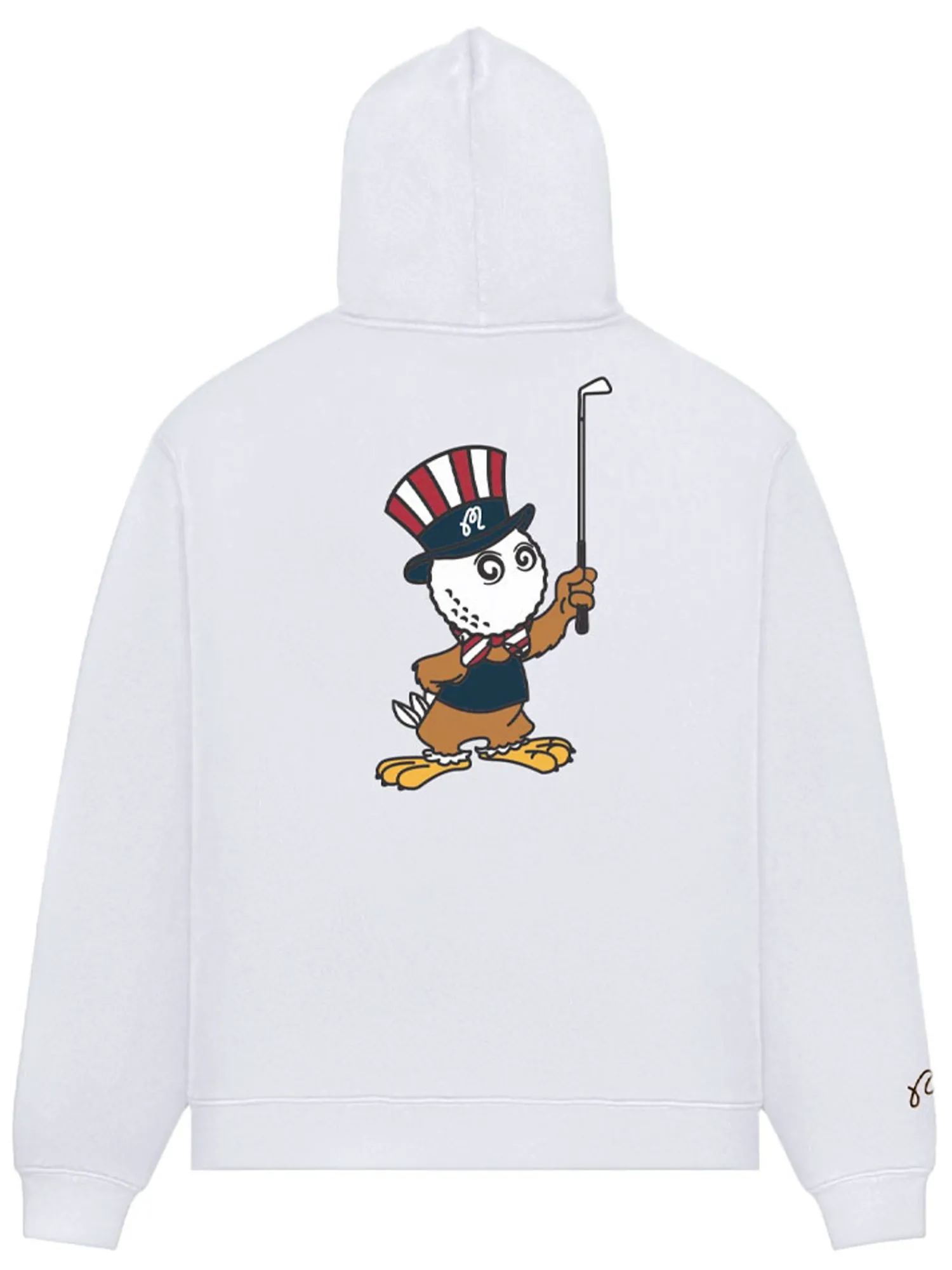 Malbon Jumpers|Eagle Buckets Hoodie - White