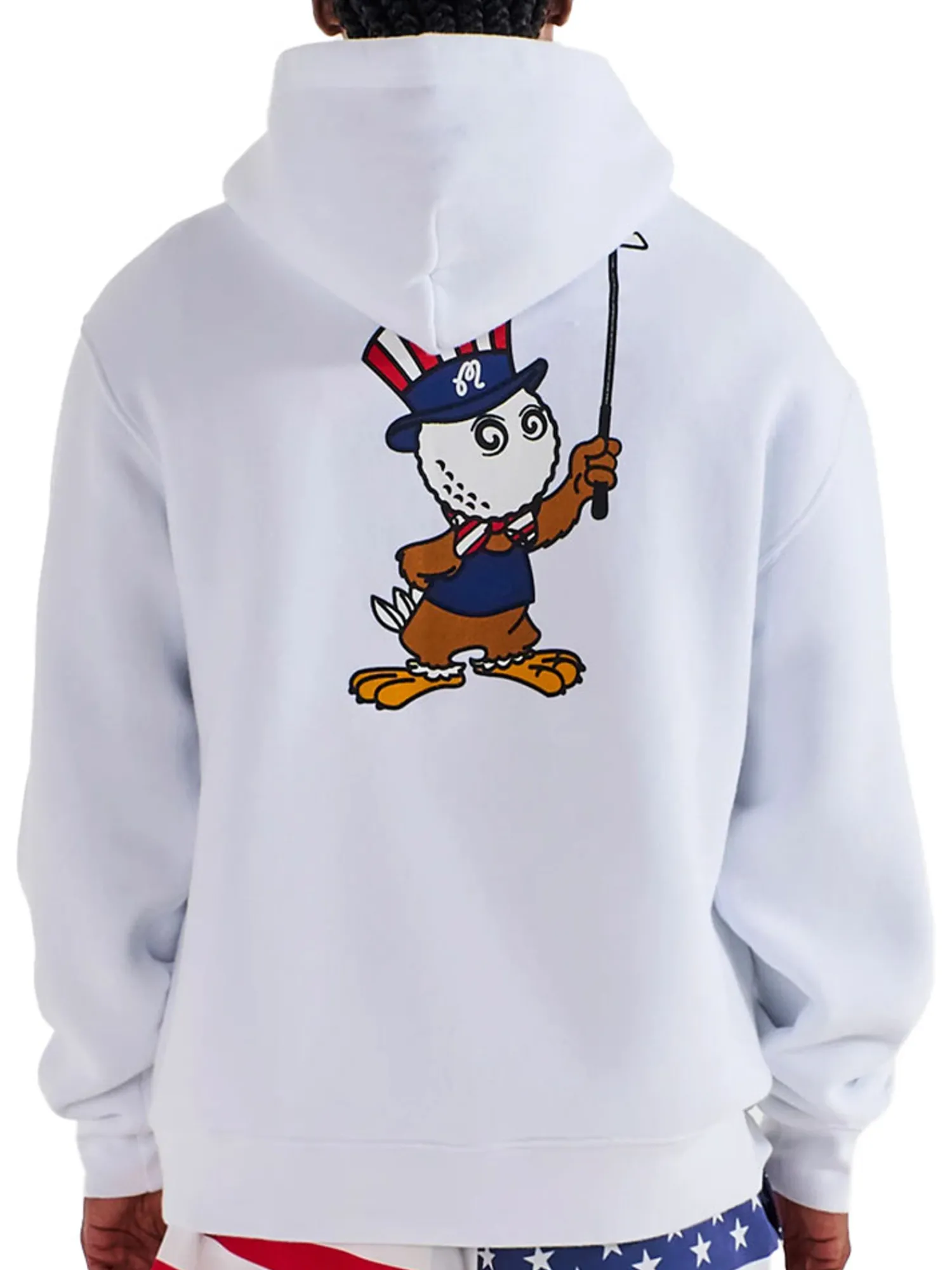 Malbon Jumpers|Eagle Buckets Hoodie - White