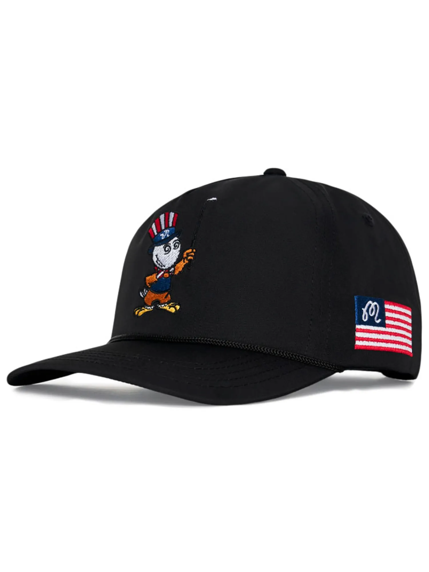 Malbon Caps|Eagle Buckets Nylon Rope Hat