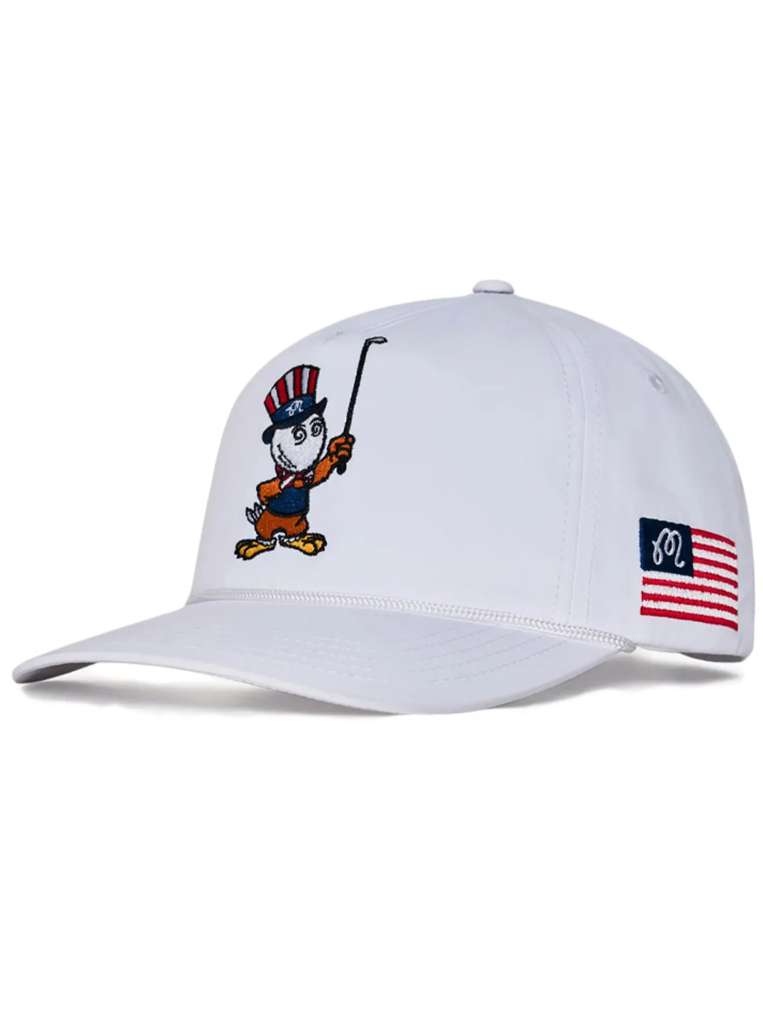 Malbon Caps|Eagle Buckets Nylon Rope Hat