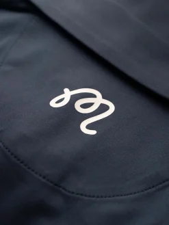 Malbon Shirts|Evergreen Tiger Buckets Performance Pique Polo - Navy