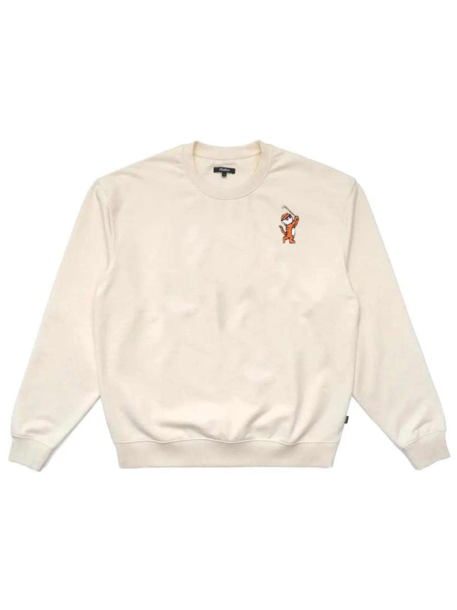 Malbon Jumpers|Evergreen Tiger Buckets Crewneck Sweatshirt - Natural