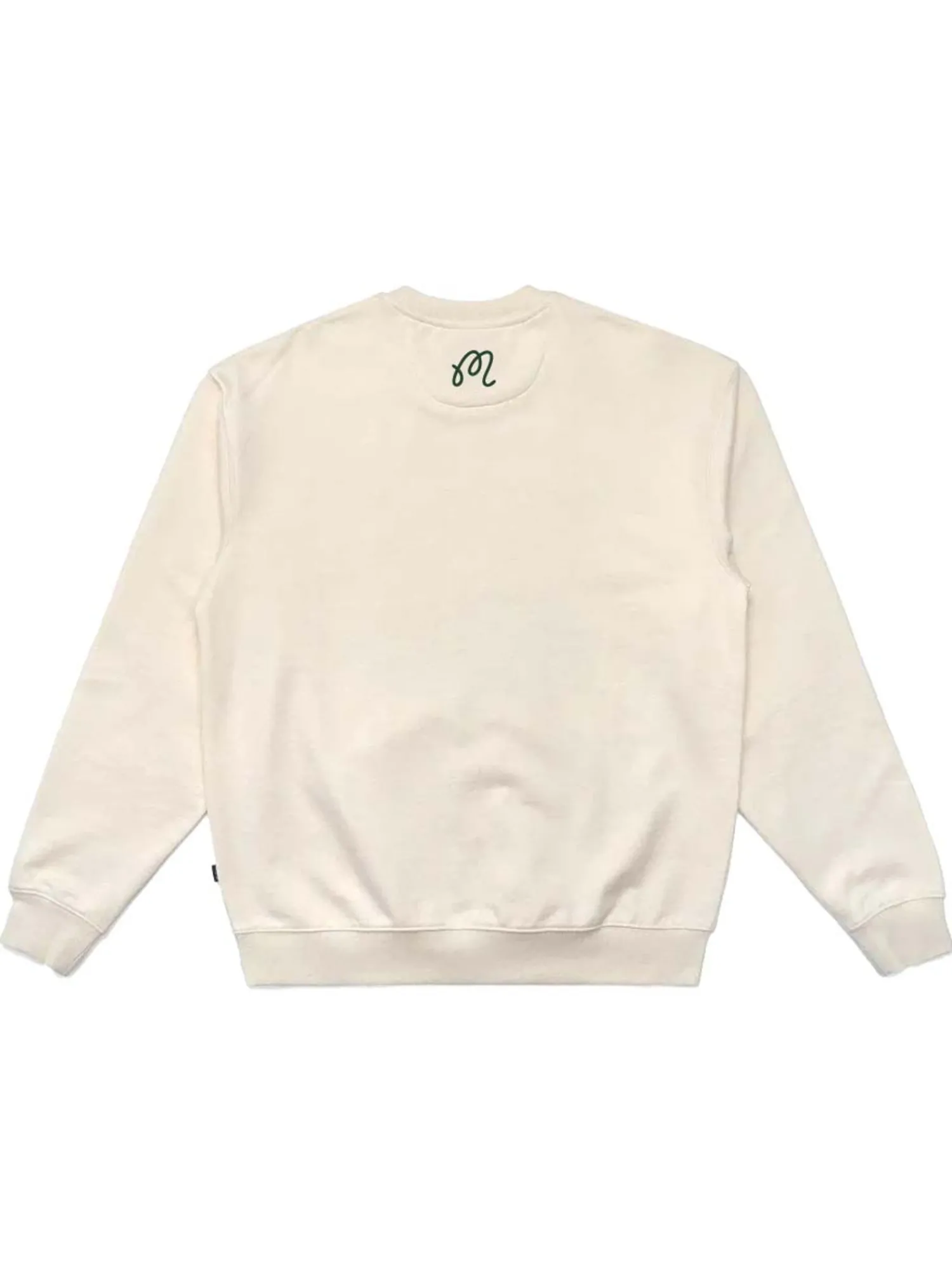 Malbon Jumpers|Evergreen Tiger Buckets Crewneck Sweatshirt - Natural