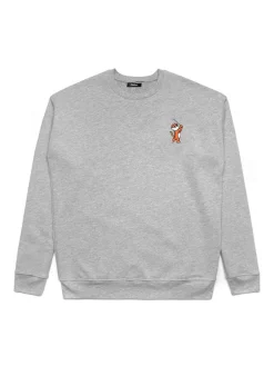 Malbon Jumpers|Evergreen Tiger Buckets Crewneck Sweatshirt - Heather