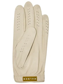 Malbon Mens Golf Gloves|Golf Glove - Cream