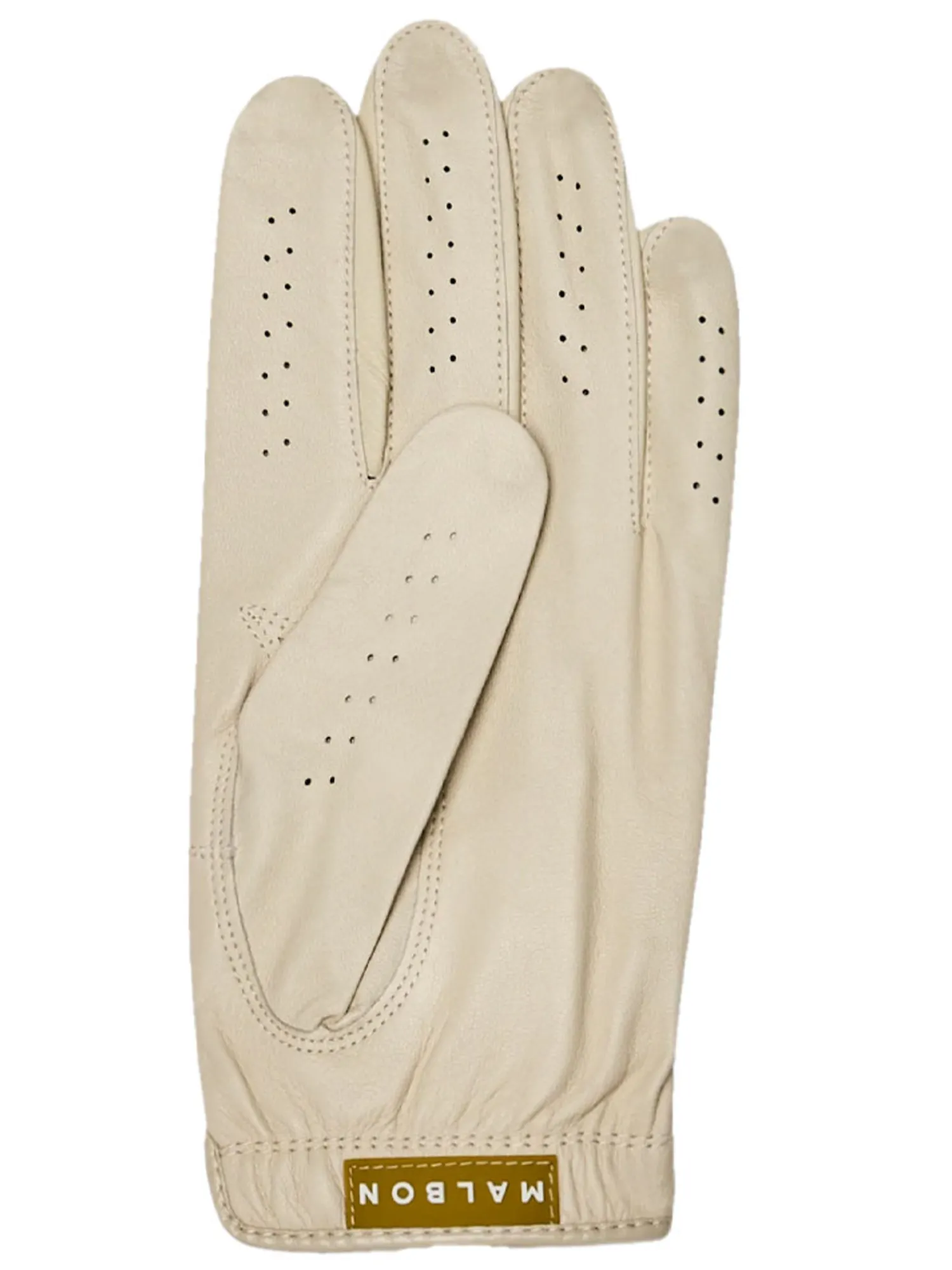 Malbon Mens Golf Gloves|Golf Glove - Cream