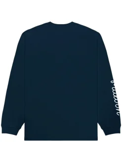 Malbon Shirts|Gorse Long Sleeve Tee - Navy