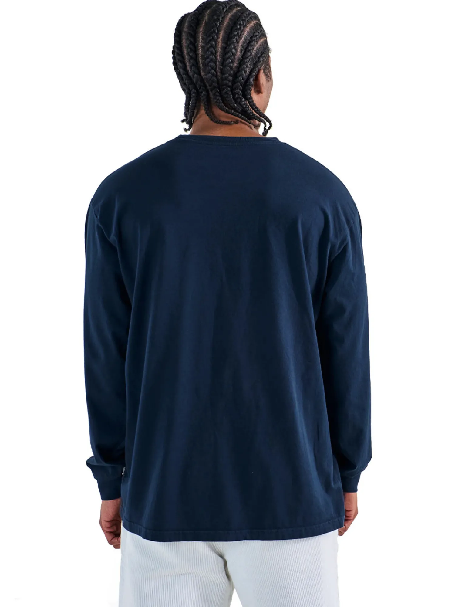 Malbon Shirts|Gorse Long Sleeve Tee - Navy