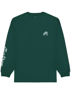 Malbon Shirts|Gorse Long Sleeve Tee - Forest