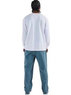 Malbon Shirts|Gorse Long Sleeve Tee - White