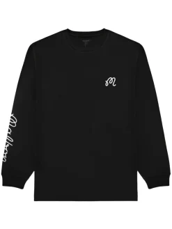 Malbon Shirts|Gorse Long Sleeve Tee - Black