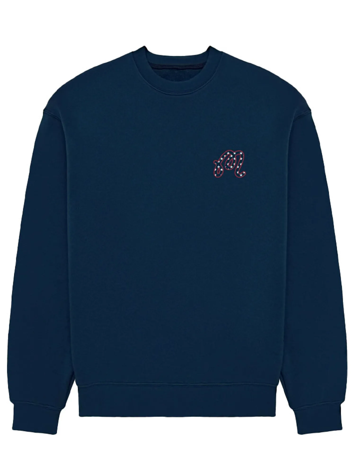 Malbon Jumpers|In Golf We Trust Sweatshirt - Navy