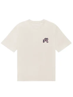 Malbon Shirts|In Golf We Trust Short Sleeve Tee - Natural