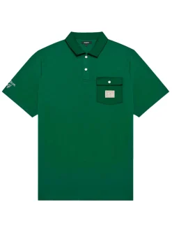 Malbon Shirts|Jovis Solid Polo - Kelly Green