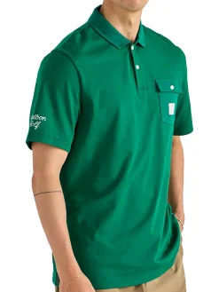 Malbon Shirts|Jovis Solid Polo - Kelly Green