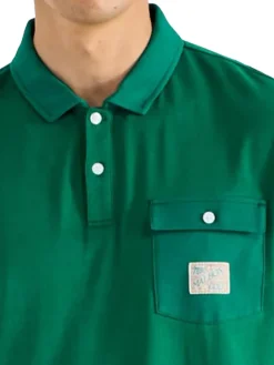 Malbon Shirts|Jovis Solid Polo - Kelly Green
