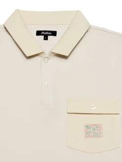 Malbon Shirts|Jovis Solid Polo - Ivory