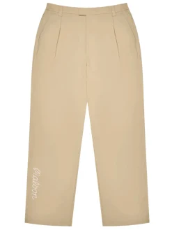 Malbon Pants|Magnolia Pleated Pant - Pale Khaki