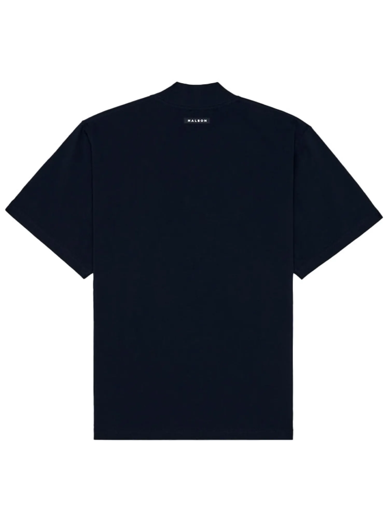 Malbon Shirts|Mare Mockneck Tee - Navy