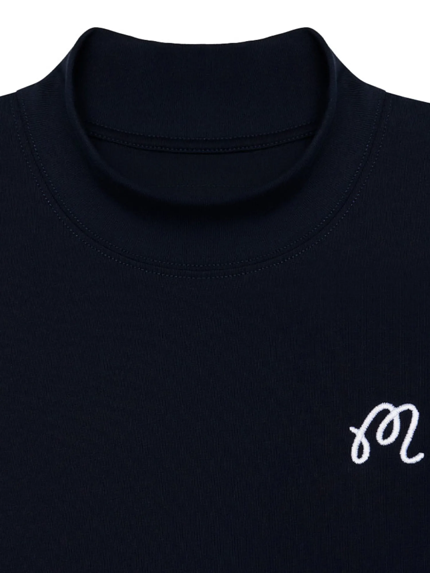 Malbon Shirts|Mare Mockneck Tee - Navy