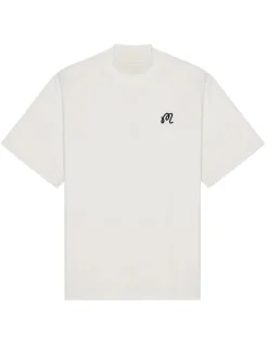 Malbon Shirts|Mare Mockneck Tee - White