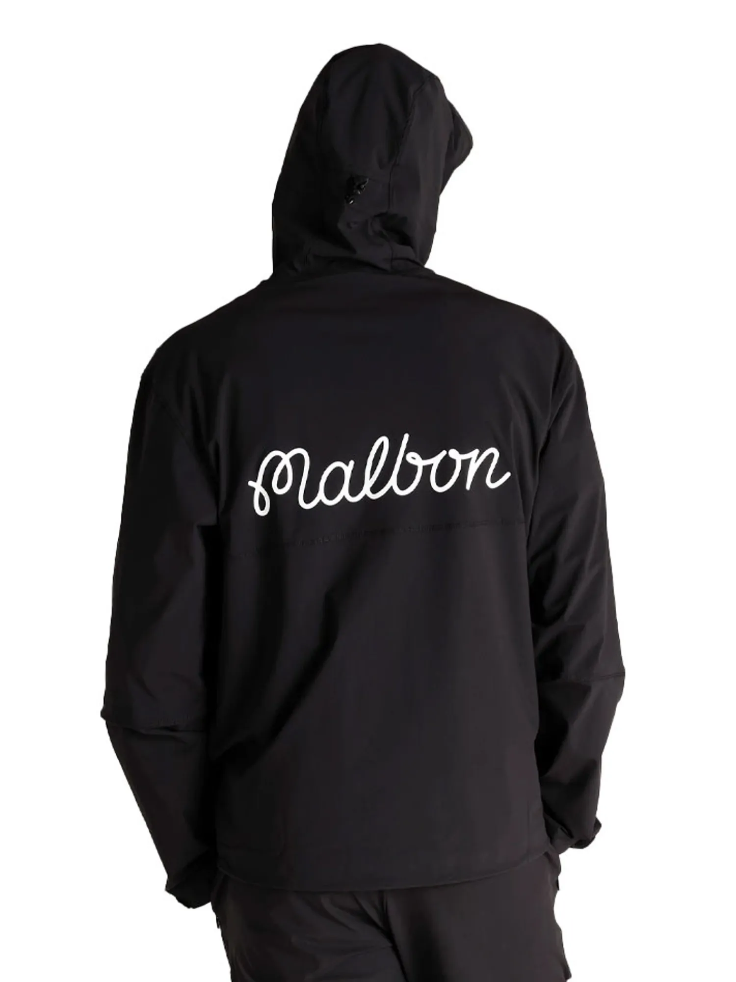Malbon Jumpers|Performance Full Zip Shell Jacket - Black