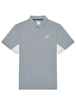 Malbon Shirts|Performance Pique Polo - Steel