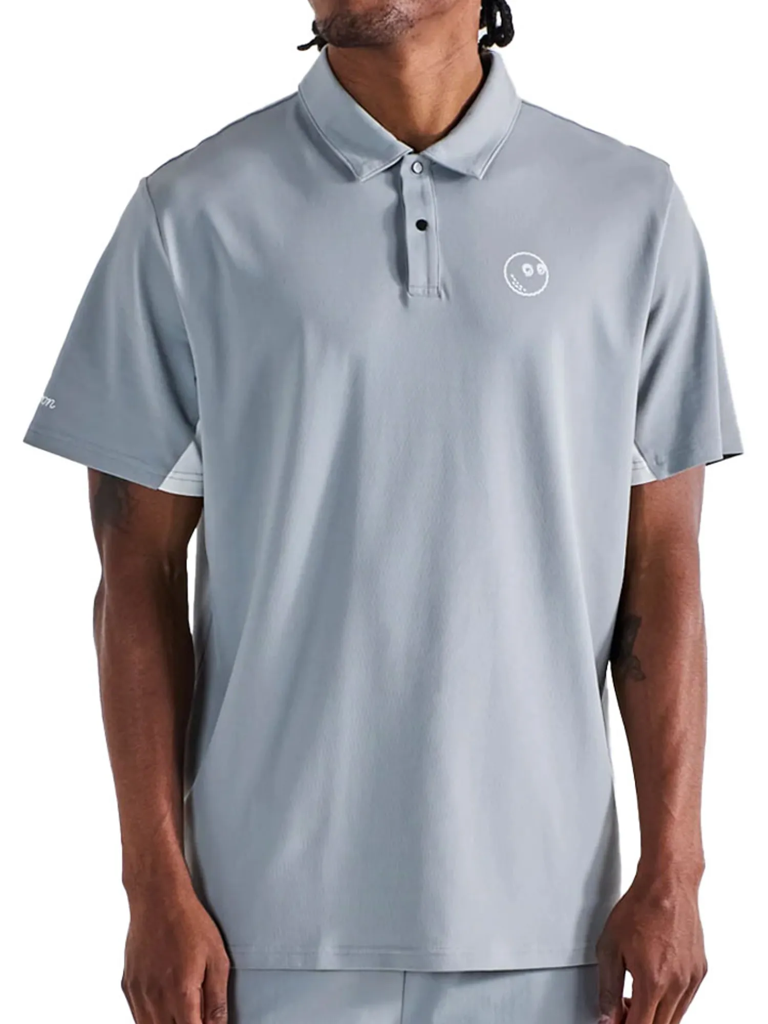Malbon Shirts|Performance Pique Polo - Steel