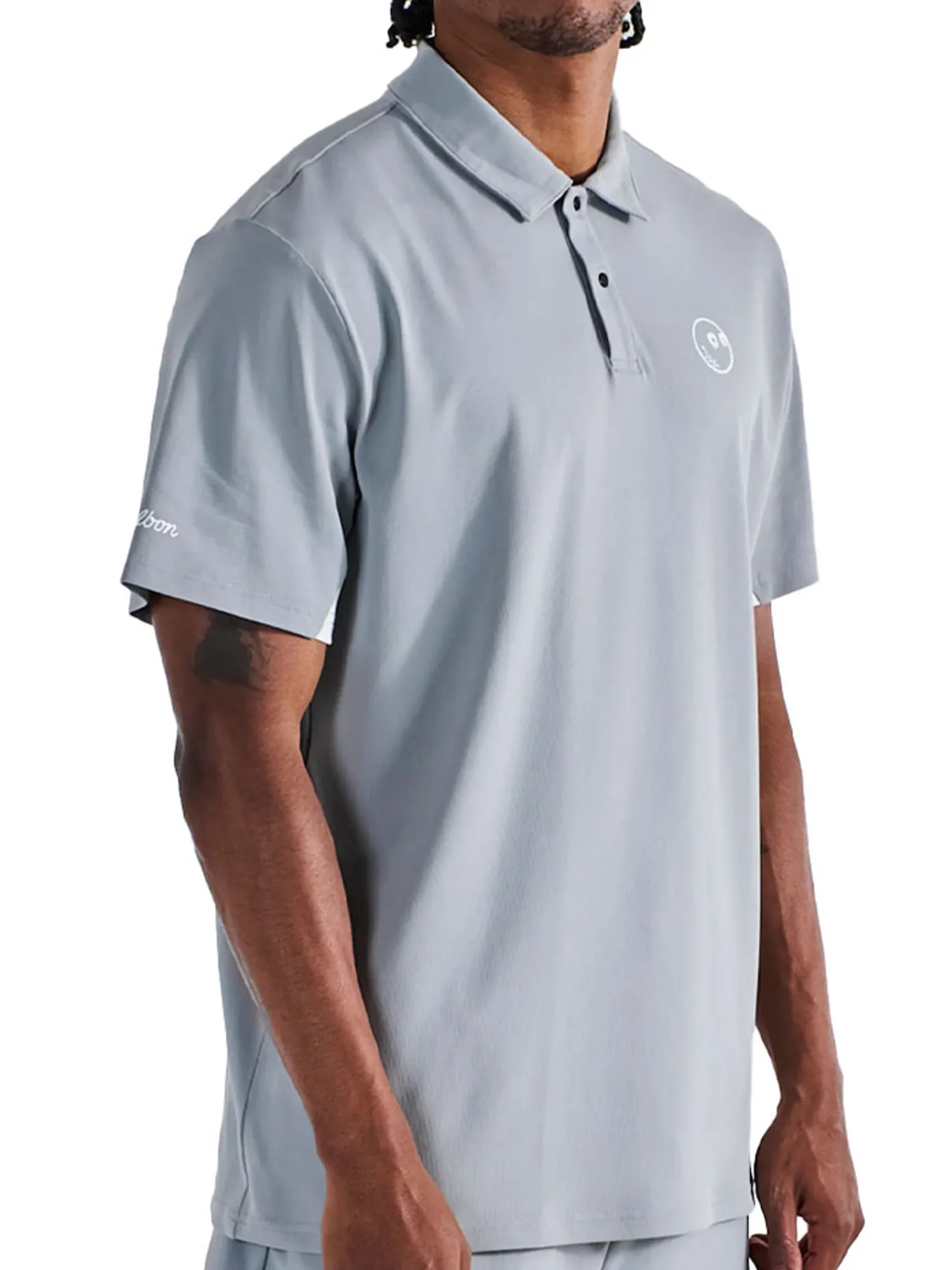 Malbon Shirts|Performance Pique Polo - Steel