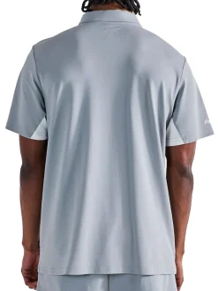 Malbon Shirts|Performance Pique Polo - Steel