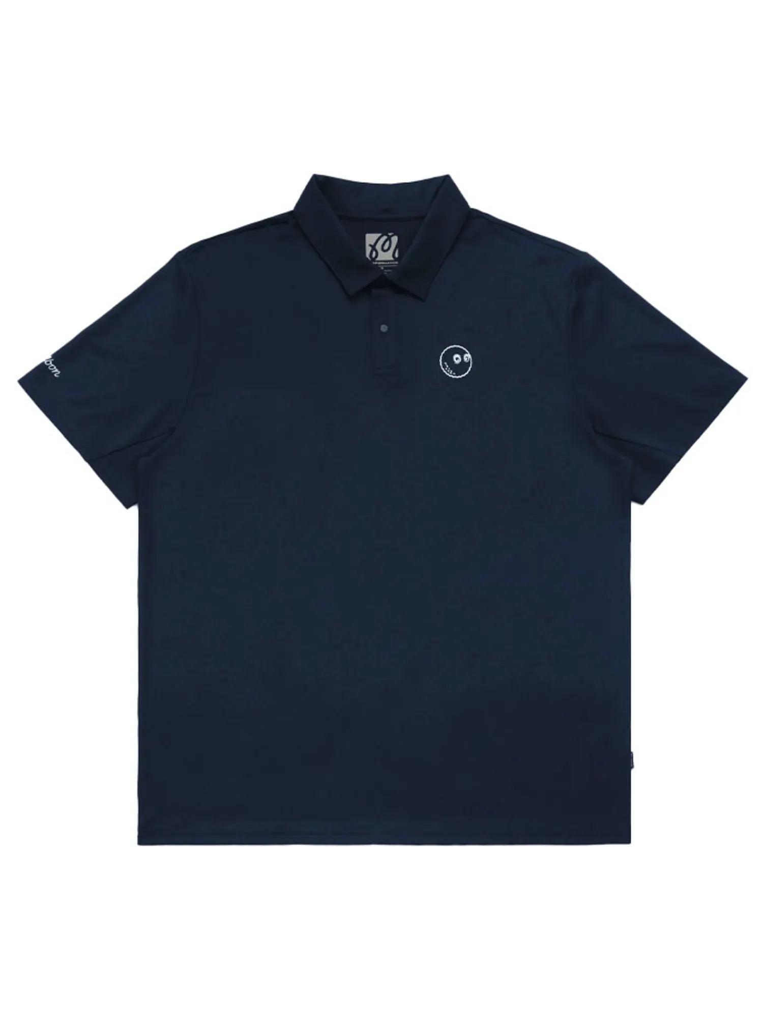 Malbon Shirts|Performance Pique Polo - Navy