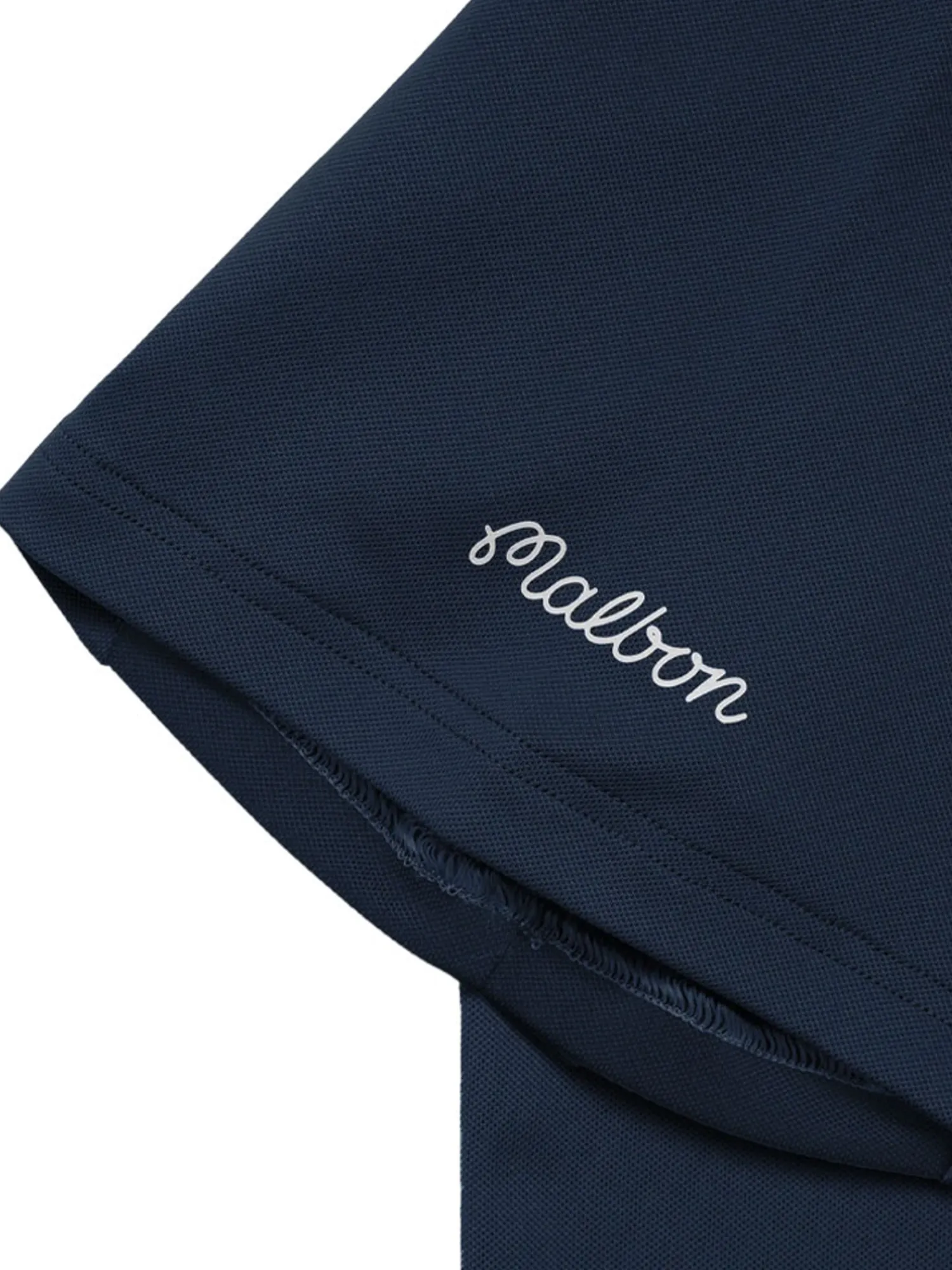 Malbon Shirts|Performance Pique Polo - Navy