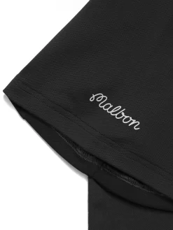 Malbon Shirts|Performance Pique Polo - Black