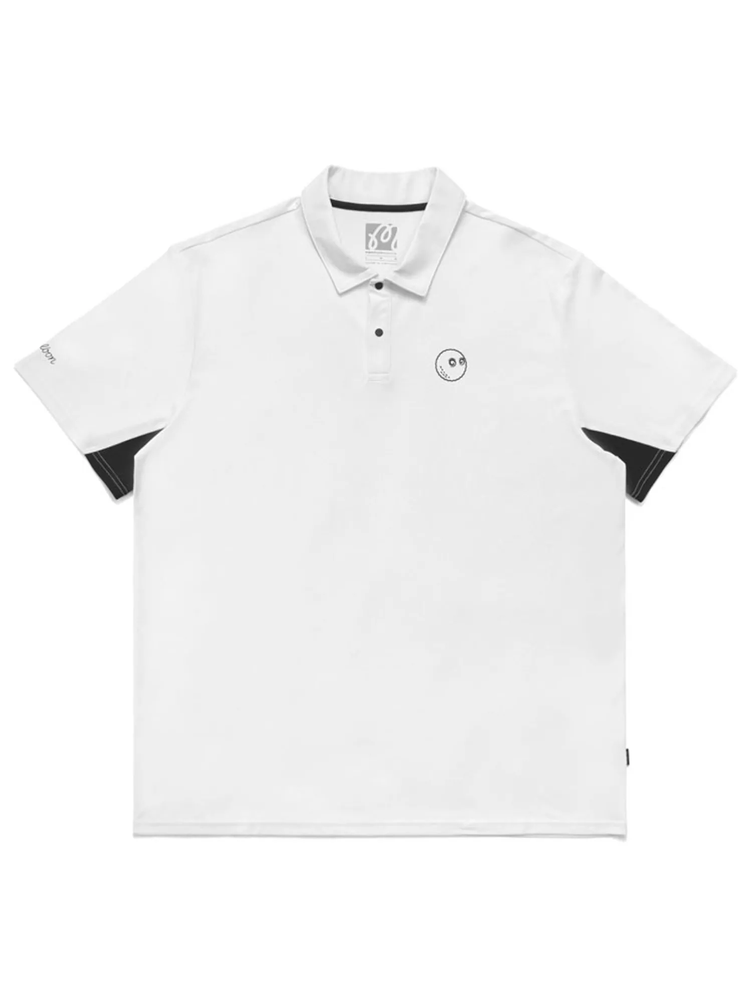 Malbon Shirts|Performance Pique Polo - White/Black
