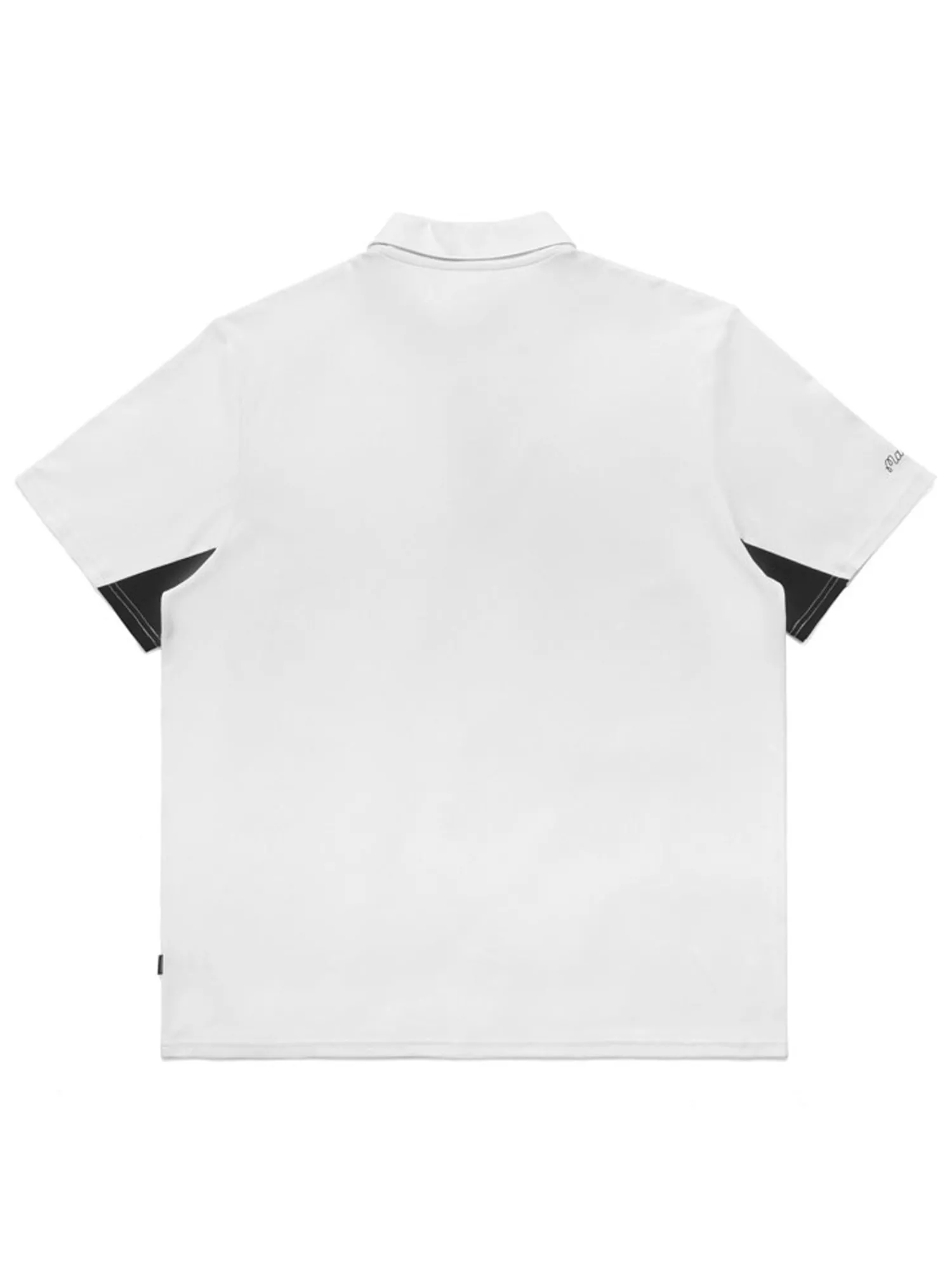 Malbon Shirts|Performance Pique Polo - White/Black