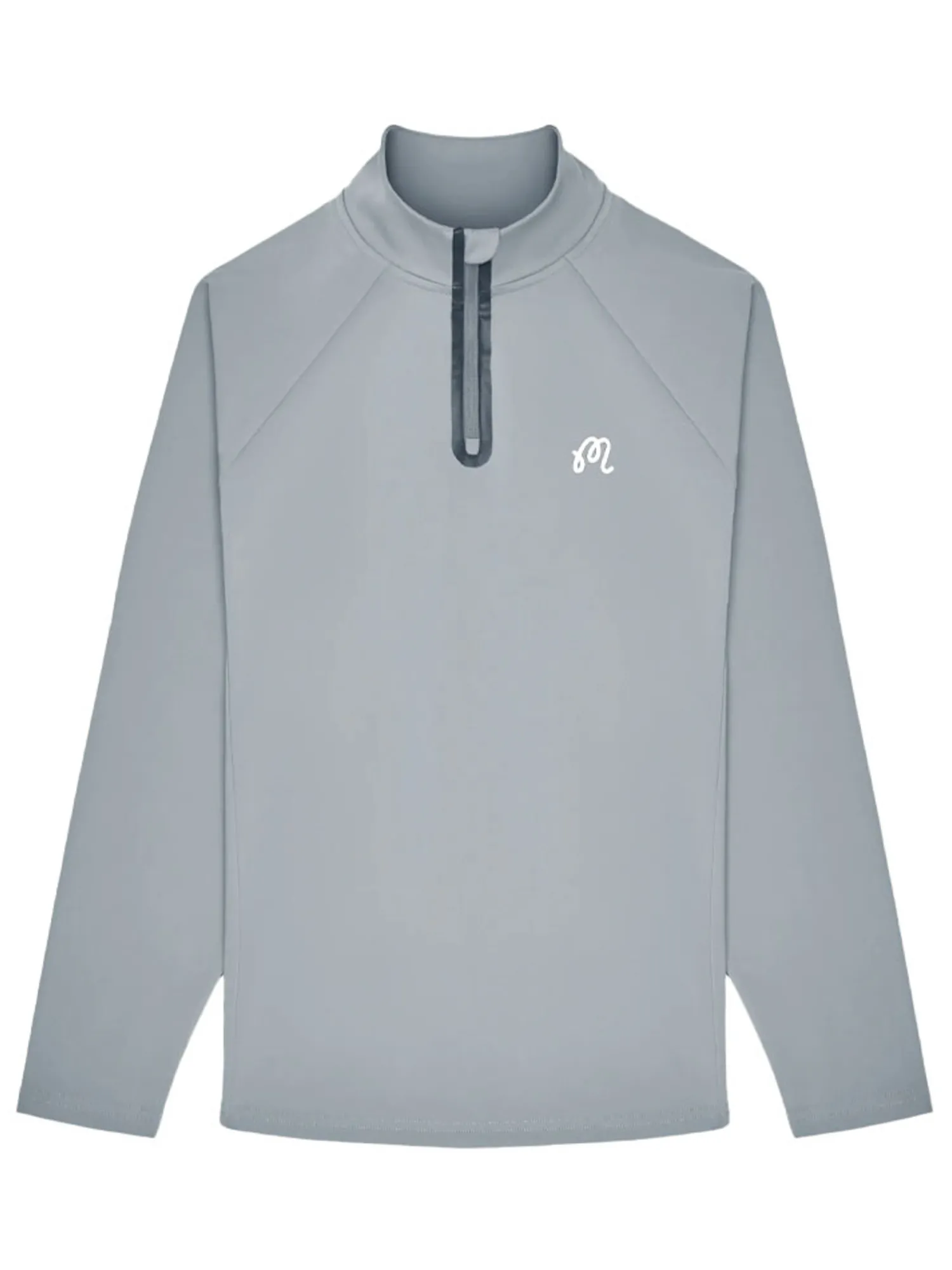 Malbon Jumpers|Performance Raglan Quarter Zip - Steel