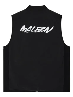 Malbon Vests|Poly Down Vest - Black