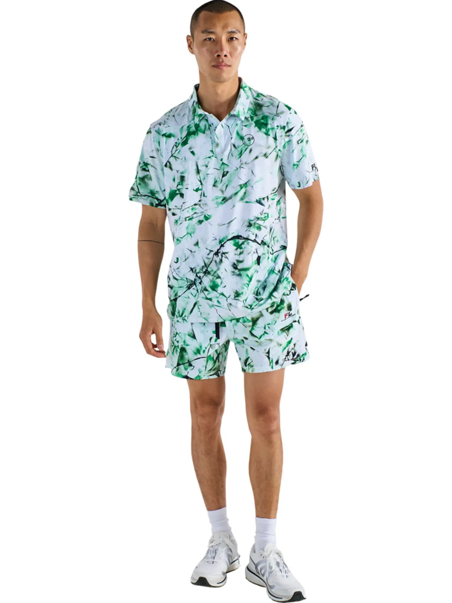 Malbon Shirts|Poly Performance Polo - Camo Multi