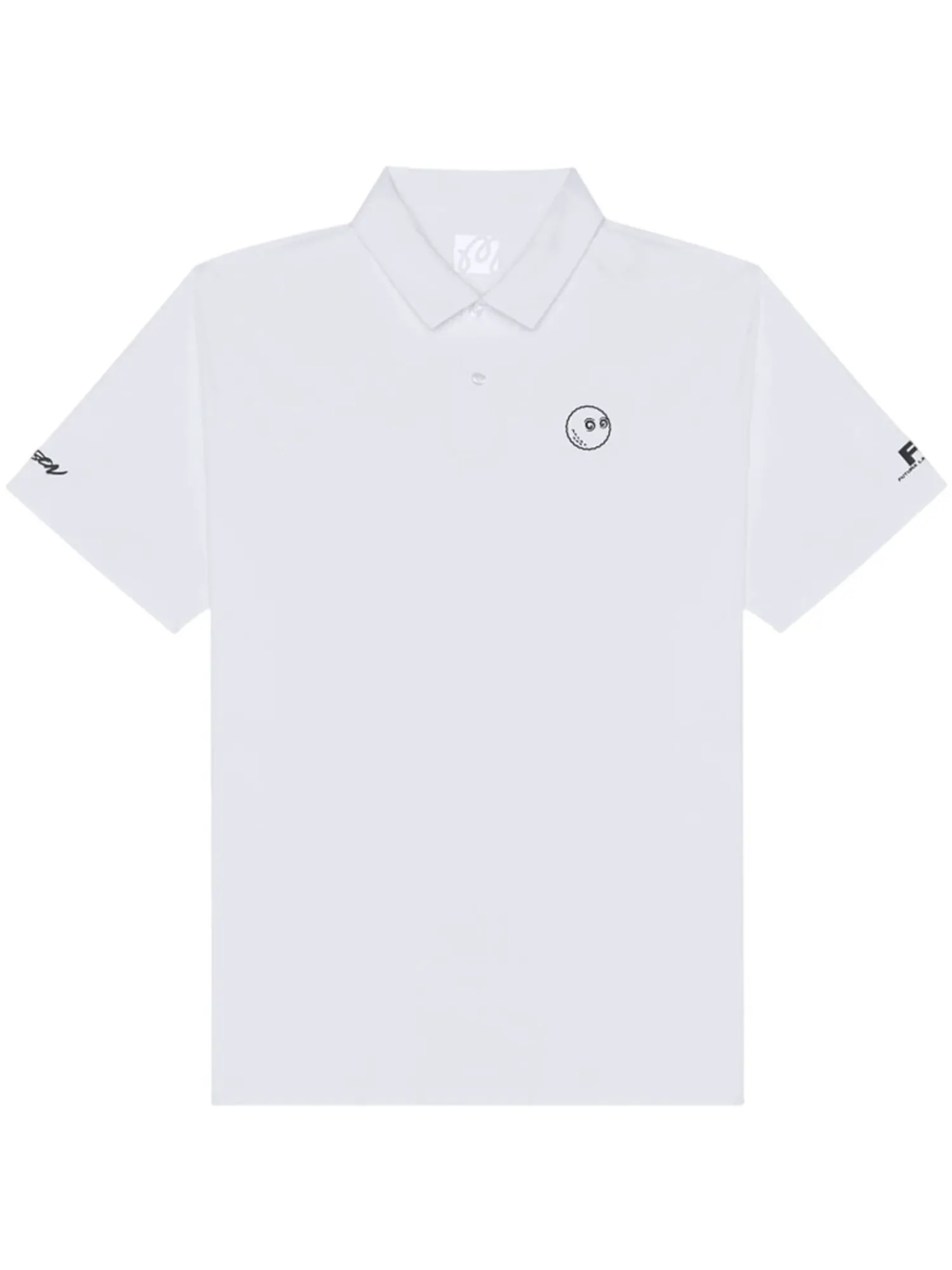 Malbon Shirts|Poly Performance Polo - White