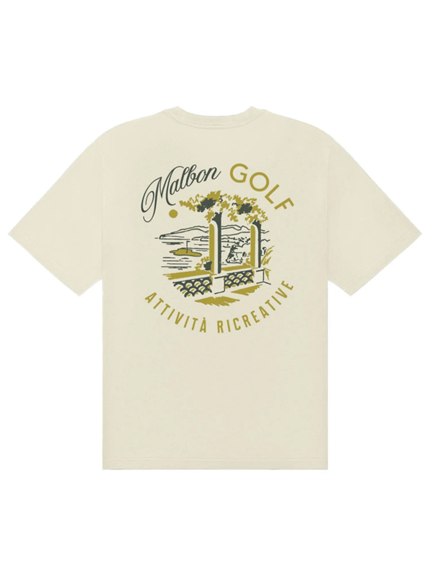 Malbon Shirts|Recreation T-Shirt - Cream