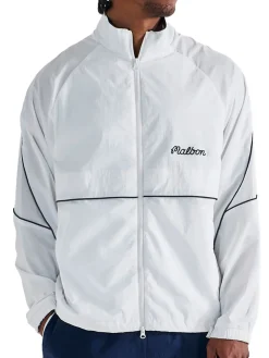 Malbon Jumpers|Wind & Rain Wear|Riva Nylon Jacket - White